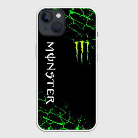 Чехол для iPhone 13 с принтом MONSTER ENERGY в Петрозаводске,  |  | black monster | bmx | claw | cybersport | energy | monster | monster energy | moto | motocross | race | sport | киберспорт | когти | монстер энерджи | монстр | мото | мотокросс | ралли | скейтбординг | спорт | энергия