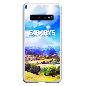 Чехол для Samsung Galaxy S10 с принтом FARCRY 5 в Петрозаводске, Силикон | Область печати: задняя сторона чехла, без боковых панелей | far cry | farcry | game | ubisof | выживание | джунгли | игры | остров | фар край