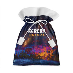 Подарочный 3D мешок с принтом FARCRY:PRIMAL в Петрозаводске, 100% полиэстер | Размер: 29*39 см | far cry | farcry | game | ubisof | выживание | джунгли | игры | остров | фар край