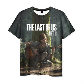 Мужская футболка 3D с принтом The Last of Us part 2 в Петрозаводске, 100% полиэфир | прямой крой, круглый вырез горловины, длина до линии бедер | day | ellie | games | joel | naughty dog | день | джоэл | игры | одни из нас | часть 2 | элли