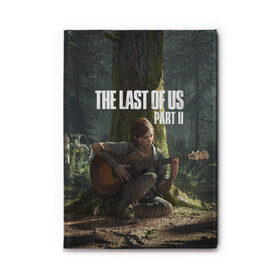 Обложка для автодокументов с принтом The Last of Us part 2 в Петрозаводске, натуральная кожа |  размер 19,9*13 см; внутри 4 больших “конверта” для документов и один маленький отдел — туда идеально встанут права | day | ellie | games | joel | naughty dog | день | джоэл | игры | одни из нас | часть 2 | элли