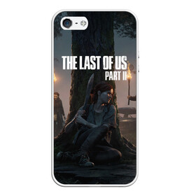 Чехол для iPhone 5/5S матовый с принтом The Last of Us part 2 в Петрозаводске, Силикон | Область печати: задняя сторона чехла, без боковых панелей | ellie | games | joel | naughty dog | night | джоэл | игры | ночь | одни из нас | часть 2 | элли