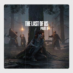 Магнитный плакат 3Х3 с принтом The Last of Us part 2 в Петрозаводске, Полимерный материал с магнитным слоем | 9 деталей размером 9*9 см | Тематика изображения на принте: ellie | games | joel | naughty dog | night | джоэл | игры | ночь | одни из нас | часть 2 | элли