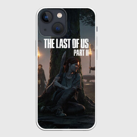 Чехол для iPhone 13 mini с принтом The Last of Us part 2 в Петрозаводске,  |  | ellie | games | joel | naughty dog | night | джоэл | игры | ночь | одни из нас | часть 2 | элли