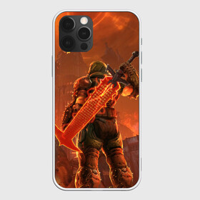 Чехол для iPhone 12 Pro Max с принтом Палач Рока в Петрозаводске, Силикон |  | demon | doom | doom slayer | doomguy | eternal | face | games | mask | демон | дум | игры | лицо | маска | палач рока | шлем