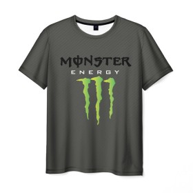 Мужская футболка 3D с принтом MONSTER ENERGY (Z) в Петрозаводске, 100% полиэфир | прямой крой, круглый вырез горловины, длина до линии бедер | black monster | bmx | claw | cybersport | energy | monster | monster energy | moto | motocross | race | sport | киберспорт | когти | монстер энерджи | монстр | мото | мотокросс | ралли | скейтбординг | спорт | энергия