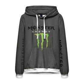 Мужская толстовка 3D с принтом MONSTER ENERGY (Z) в Петрозаводске, 100% полиэстер | двухслойный капюшон со шнурком для регулировки, мягкие манжеты на рукавах и по низу толстовки, спереди карман-кенгуру с мягким внутренним слоем. | Тематика изображения на принте: black monster | bmx | claw | cybersport | energy | monster | monster energy | moto | motocross | race | sport | киберспорт | когти | монстер энерджи | монстр | мото | мотокросс | ралли | скейтбординг | спорт | энергия