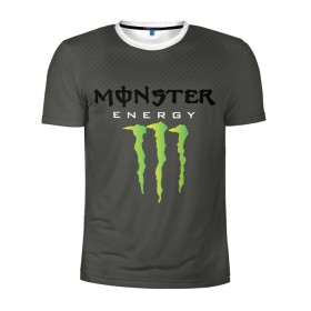Мужская футболка 3D спортивная с принтом MONSTER ENERGY (Z) в Петрозаводске, 100% полиэстер с улучшенными характеристиками | приталенный силуэт, круглая горловина, широкие плечи, сужается к линии бедра | Тематика изображения на принте: black monster | bmx | claw | cybersport | energy | monster | monster energy | moto | motocross | race | sport | киберспорт | когти | монстер энерджи | монстр | мото | мотокросс | ралли | скейтбординг | спорт | энергия