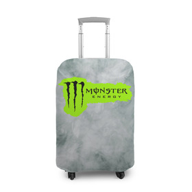 Чехол для чемодана 3D с принтом MONSTER ENERGY (Z) в Петрозаводске, 86% полиэфир, 14% спандекс | двустороннее нанесение принта, прорези для ручек и колес | black monster | bmx | claw | cybersport | energy | monster | monster energy | moto | motocross | race | sport | киберспорт | когти | монстер энерджи | монстр | мото | мотокросс | ралли | скейтбординг | спорт | энергия