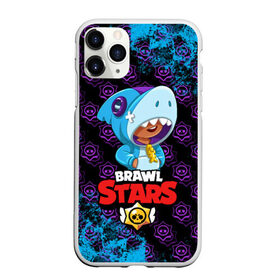 Чехол для iPhone 11 Pro Max матовый с принтом BRAWL STARS SHARK в Петрозаводске, Силикон |  | 8 bit | brawl stars | crow | leon | leon shark | max | mecha | mecha crow | mr.p | sally leon | shark | sprout | tara | virus 8 bit | werewolf leon | акула | берли | бравл старс | ворон | макс | оборотень