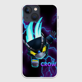 Чехол для iPhone 13 mini с принтом Brawl Stars CROW в Петрозаводске,  |  | 8 bit | 8 бит | bibi | brawl | brawl stars | crow | leon | spike | sprout | stars | бравл | бравл старс | браво старс | игра | компьютерная | кров | леон | онлайн | старс