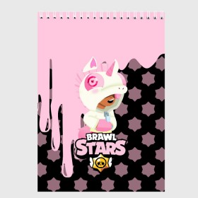 Скетчбук с принтом Brawl stars Unicorn. в Петрозаводске, 100% бумага
 | 48 листов, плотность листов — 100 г/м2, плотность картонной обложки — 250 г/м2. Листы скреплены сверху удобной пружинной спиралью | bibi | brawl stars | coach mike | leon | leon shark | mecha crow | mr.p | sally leon | sandy | sprout | unicorn | virus 8 bit | биби | бравл старс | вирус 8 бит | леон | оборотень | спроут | сэли леон