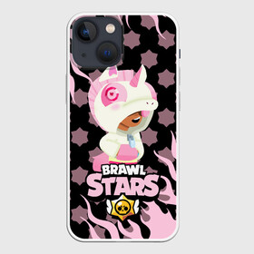 Чехол для iPhone 13 mini с принтом Brawl stars Unicorn. в Петрозаводске,  |  | bibi | brawl stars | coach mike | leon | leon shark | mecha crow | mr.p | sally leon | sandy | sprout | unicorn | virus 8 bit | биби | бравл старс | вирус 8 бит | леон | оборотень | спроут | сэли леон