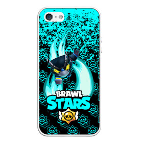 Чехол для iPhone 5/5S матовый с принтом Brawl stars mecha crow в Петрозаводске, Силикон | Область печати: задняя сторона чехла, без боковых панелей | bibi | brawl stars | coach mike | leon | leon shark | mecha crow | mr.p | sally leon | sandy | sprout | unicorn | virus 8 bit | биби | бравл старс | вирус 8 бит | леон | оборотень | спроут | сэли леон