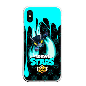 Чехол для iPhone XS Max матовый с принтом Brawl stars mecha crow в Петрозаводске, Силикон | Область печати: задняя сторона чехла, без боковых панелей | bibi | brawl stars | coach mike | leon | leon shark | mecha crow | mr.p | sally leon | sandy | sprout | unicorn | virus 8 bit | биби | бравл старс | вирус 8 бит | леон | оборотень | спроут | сэли леон