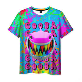 Мужская футболка 3D с принтом 6IX9INE GOOBA в Петрозаводске, 100% полиэфир | прямой крой, круглый вырез горловины, длина до линии бедер | 6ix9ine | 6ix9ine  gooba | gooba | акула | сикснайн | сиксти найн | сиксти найн репер | такаши | текаши | текаши сикснайн