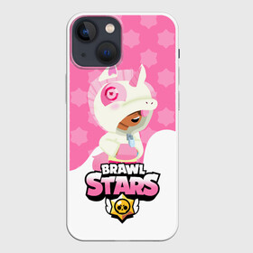 Чехол для iPhone 13 mini с принтом Brawl stars Unicorn. в Петрозаводске,  |  | bibi | brawl stars | coach mike | leon | leon shark | mecha crow | mr.p | sally leon | sandy | sprout | unicorn | virus 8 bit | биби | бравл старс | вирус 8 бит | леон | оборотень | спроут | сэли леон