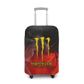 Чехол для чемодана 3D с принтом MONSTER ENERGY в Петрозаводске, 86% полиэфир, 14% спандекс | двустороннее нанесение принта, прорези для ручек и колес | energy | honda | mercedes | monster energy | porsche | racing | sport | toyota | автомобил | автомобильные | марка | машины | митсубиси | монстр | монстр энерджи | порше | спорт | тесла | тойота | хонда