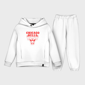 Детский костюм хлопок Oversize с принтом Chicago Bulls. в Петрозаводске,  |  | 23 | air jordan | bulls | chicago bulls | jordan | michael jordan | nba | paris saint germain | psg | red | sport | быки | джордан | майкл джордан | псж | спорт | чикаго буллс