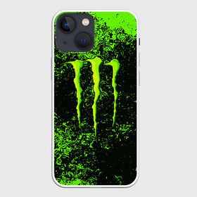 Чехол для iPhone 13 mini с принтом MONSTER ENERGY в Петрозаводске,  |  | black monster | bmx | claw | cybersport | energy | monster | monster energy | moto | motocross | race | sport | киберспорт | когти | монстер энерджи | монстр | мото | мотокросс | ралли | скейтбординг | спорт | энергия