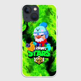 Чехол для iPhone 13 mini с принтом BRAWL STARS GALE в Петрозаводске,  |  | Тематика изображения на принте: bibi | brawl stars | coach mike | crow | gale | leon | leon shark | max | mecha crow | mortis | mr.p | phoenix | sally leon | sandy | spike | sprout | tara | unicorn | virus 8 bit | werewolf | ворон | оборотень