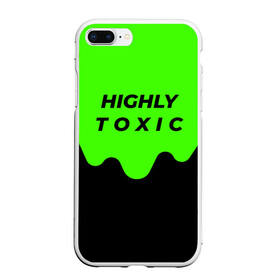 Чехол для iPhone 7Plus/8 Plus матовый с принтом HIGHLY toxic 0 2 в Петрозаводске, Силикон | Область печати: задняя сторона чехла, без боковых панелей | green | neon | street style | style | toxic