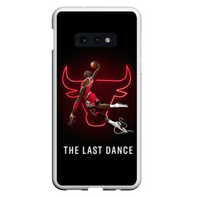 Чехол для Samsung S10E с принтом The Last Dance в Петрозаводске, Силикон | Область печати: задняя сторона чехла, без боковых панелей | air | ball | basket | basketball | bulls | chicago | dance | jordan | jordans | jumpman | last | nba | sport | баскетбол | джордан | майкл | мяч | нба | последний | спорт | танец