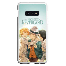 Чехол для Samsung S10E с принтом The Promised Neverland в Петрозаводске, Силикон | Область печати: задняя сторона чехла, без боковых панелей | anime | emma | mango | the promised neverland | yakusoku no neverland | аниме | манга | обещанная страна грёз | обещанный неверленд