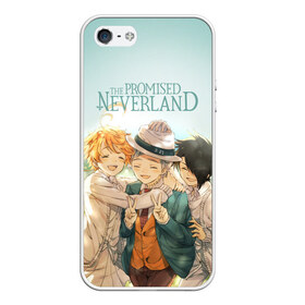 Чехол для iPhone 5/5S матовый с принтом The Promised Neverland в Петрозаводске, Силикон | Область печати: задняя сторона чехла, без боковых панелей | anime | emma | mango | the promised neverland | yakusoku no neverland | аниме | манга | обещанная страна грёз | обещанный неверленд