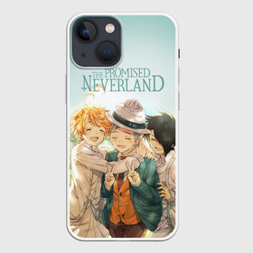 Чехол для iPhone 13 mini с принтом The Promised Neverland в Петрозаводске,  |  | anime | emma | mango | the promised neverland | yakusoku no neverland | аниме | манга | обещанная страна грёз | обещанный неверленд