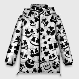 Женская зимняя куртка 3D с принтом MARSHMELLO FACE в Петрозаводске, верх — 100% полиэстер; подкладка — 100% полиэстер; утеплитель — 100% полиэстер | длина ниже бедра, силуэт Оверсайз. Есть воротник-стойка, отстегивающийся капюшон и ветрозащитная планка. 

Боковые карманы с листочкой на кнопках и внутренний карман на молнии | deadmau5 | fortnite | fortnite 2 | fortnite x маршмелло | ikonik | marshmello | ninja | ninja streamer | raven | travis scott | ворон | иконик | ниндзя | пили | рейвен | трэвис скотт | фортнайт