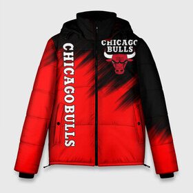 Мужская зимняя куртка 3D с принтом CHICAGO BULLS в Петрозаводске, верх — 100% полиэстер; подкладка — 100% полиэстер; утеплитель — 100% полиэстер | длина ниже бедра, свободный силуэт Оверсайз. Есть воротник-стойка, отстегивающийся капюшон и ветрозащитная планка. 

Боковые карманы с листочкой на кнопках и внутренний карман на молнии. | Тематика изображения на принте: 23 | bulls | chicago bulls | jordan | logo | michael jordan | nba | paris saint germain | psg | red | sport | быки | джордан | лого | майкл джордан | псж | спорт | чикаго буллс