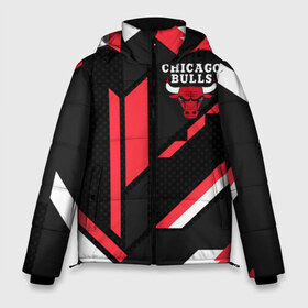 Мужская зимняя куртка 3D с принтом CHICAGO BULLS в Петрозаводске, верх — 100% полиэстер; подкладка — 100% полиэстер; утеплитель — 100% полиэстер | длина ниже бедра, свободный силуэт Оверсайз. Есть воротник-стойка, отстегивающийся капюшон и ветрозащитная планка. 

Боковые карманы с листочкой на кнопках и внутренний карман на молнии. | bulls | chicago | chicago bulls | nba | red bulls | usa | америка | быки | нба | сша | чикаго буллс