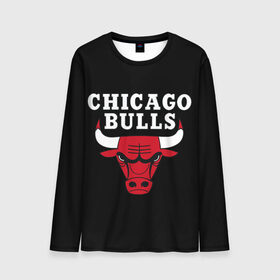 Мужской лонгслив 3D с принтом CHICAGO BULLS в Петрозаводске, 100% полиэстер | длинные рукава, круглый вырез горловины, полуприлегающий силуэт | bulls | chicago | chicago bulls | nba | red bulls | usa | америка | быки | нба | сша | чикаго буллс