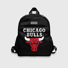 Детский рюкзак 3D с принтом CHICAGO BULLS | ЧИКАГО БУЛЛС в Петрозаводске, 100% полиэстер | лямки с регулируемой длиной, сверху петелька, чтобы рюкзак можно было повесить на вешалку. Основное отделение закрывается на молнию, как и внешний карман. Внутри дополнительный карман. По бокам два дополнительных кармашка | bulls | chicago | chicago bulls | nba | red bulls | usa | америка | быки | нба | сша | чикаго буллс