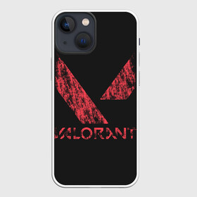 Чехол для iPhone 13 mini с принтом VALORANT в Петрозаводске,  |  | cs | csgo | fortnite | games | gaming | league | legends | lol | of | riot | valorant | валорант | игра | игры | кс | ксго