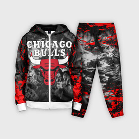 Детский костюм 3D с принтом CHICAGO BULLS в Петрозаводске,  |  | bulls | chicago | chicago bulls | nba | red bulls | usa | америка | быки | нба | сша | чикаго буллс