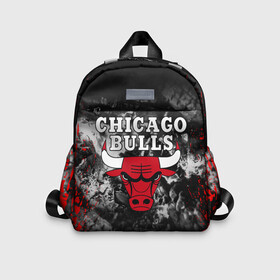 Детский рюкзак 3D с принтом CHICAGO BULLS в Петрозаводске, 100% полиэстер | лямки с регулируемой длиной, сверху петелька, чтобы рюкзак можно было повесить на вешалку. Основное отделение закрывается на молнию, как и внешний карман. Внутри дополнительный карман. По бокам два дополнительных кармашка | bulls | chicago | chicago bulls | nba | red bulls | usa | америка | быки | нба | сша | чикаго буллс