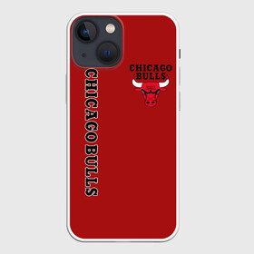 Чехол для iPhone 13 mini с принтом CHICAGO BULLS | ЧИКАГО БУЛЛС в Петрозаводске,  |  | bulls | chicago | chicago bulls | nba | red bulls | usa | америка | быки | нба | сша | чикаго буллс
