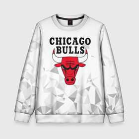 Детский свитшот 3D с принтом CHICAGO BULLS в Петрозаводске, 100% полиэстер | свободная посадка, прямой крой, мягкая тканевая резинка на рукавах и понизу свитшота | Тематика изображения на принте: bulls | chicago | chicago bulls | nba | red bulls | usa | америка | быки | нба | сша | чикаго буллс