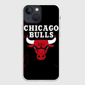 Чехол для iPhone 13 mini с принтом CHICAGO BULLS | ЧИКАГО БУЛЛС в Петрозаводске,  |  | bulls | chicago | chicago bulls | nba | red bulls | usa | америка | быки | нба | сша | чикаго буллс