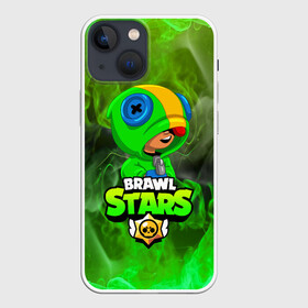 Чехол для iPhone 13 mini с принтом BRAWL STARS в Петрозаводске,  |  | bibi | brawl stars | coach mike | crow | gale | leon | leon shark | max | mecha crow | mortis | mr.p | phoenix | sally leon | sandy | spike | sprout | tara | unicorn | virus 8 bit | werewolf | ворон | оборотень