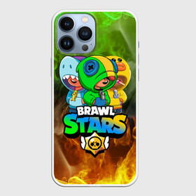 Чехол для iPhone 13 Pro Max с принтом BRAWL STARS LEON TRIO в Петрозаводске,  |  | bibi | brawl stars | coach mike | crow | gale | leon | leon shark | max | mecha crow | mortis | mr.p | phoenix | sally leon | sandy | spike | sprout | tara | unicorn | virus 8 bit | werewolf | ворон | оборотень