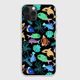 Чехол для iPhone 12 Pro Max с принтом Summer в Петрозаводске, Силикон |  | Тематика изображения на принте: color | design | fashion | fish | paint | shell | squid | summer | vanguard | авангард | дизайн | кальмар | краска | лето | мода | ракушка | рыба | цвет
