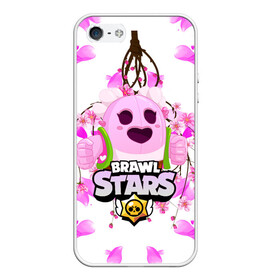 Чехол для iPhone 5/5S матовый с принтом Sakura Spike Brawl Stars в Петрозаводске, Силикон | Область печати: задняя сторона чехла, без боковых панелей | brawl | brawl stars | sakura spike | spike | бравл | бравл кактус | бравл старс | кактус | сакура спайк | спайк | спайк бравл старс