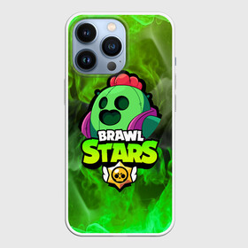 Чехол для iPhone 13 Pro с принтом BRAWL STARS SPIKE в Петрозаводске,  |  | bibi | brawl stars | coach mike | crow | gale | leon | leon shark | max | mecha crow | mortis | mr.p | phoenix | sally leon | sandy | spike | sprout | tara | unicorn | virus 8 bit | werewolf | ворон | оборотень