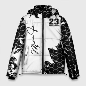 Мужская зимняя куртка 3D с принтом Michael Jordan 23 в Петрозаводске, верх — 100% полиэстер; подкладка — 100% полиэстер; утеплитель — 100% полиэстер | длина ниже бедра, свободный силуэт Оверсайз. Есть воротник-стойка, отстегивающийся капюшон и ветрозащитная планка. 

Боковые карманы с листочкой на кнопках и внутренний карман на молнии. | 23 | bulls | chicago | jeffrey | jordan | michael | mvp | space jam | майкл джордан | чикаго буллз