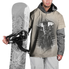 Накидка на куртку 3D с принтом Beetlejuice в Петрозаводске, 100% полиэстер |  | Тематика изображения на принте: beetlejuice | vdpartat | битлджус | майкл китон | ужасы