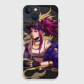 Чехол для iPhone 13 с принтом League of legends KDA в Петрозаводске,  |  | art | dota | dota 2 | fan | game | hero | league | league of legends | legends | lol | moba | mobile legend | riot game | герои | детские | дота | женские | игра | моба | мужские