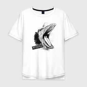 Мужская футболка хлопок Oversize с принтом Beetlejuice в Петрозаводске, 100% хлопок | свободный крой, круглый ворот, “спинка” длиннее передней части | beetlejuice | vdpartat | барбара | битлджус | монстр | ужасы
